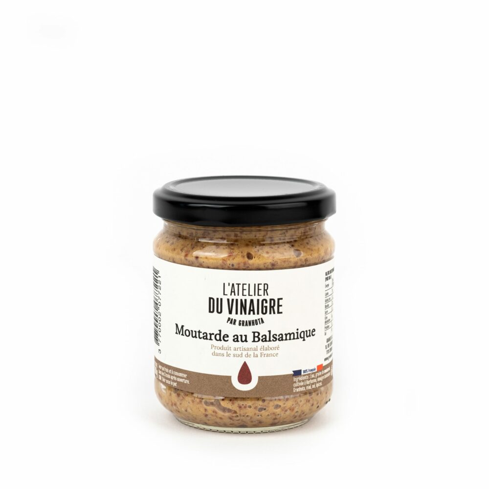 MOUTARDE A L'ANCIENNE EN GRAINS AU BALSAMIQUE - VINAIGRERIE GRANHOTA – Image 2